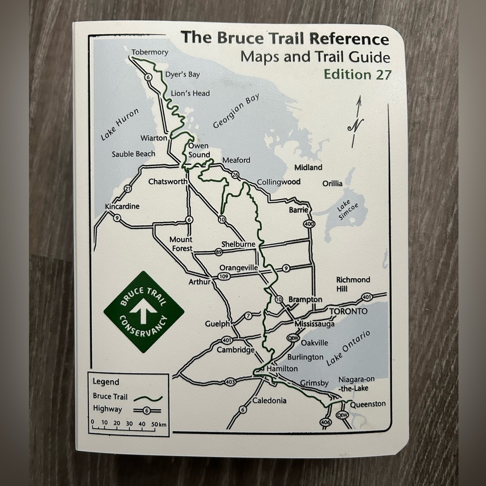 THE BRUCE TRAIL GUIDE - EDITION 27